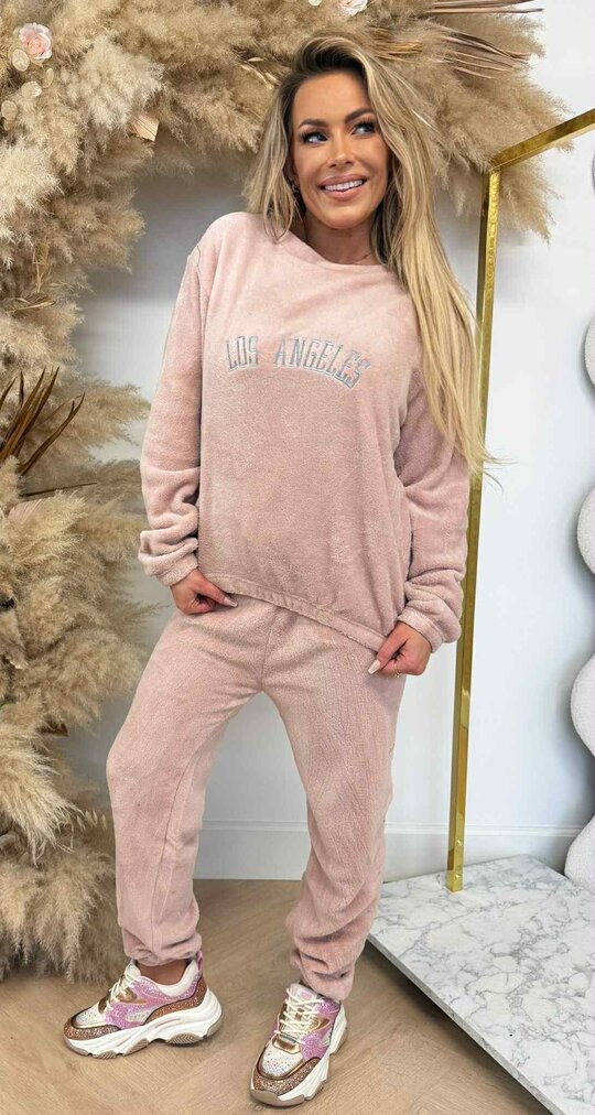 LOS ANGELES TEDDY SET 684 PINK
