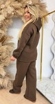 MEREL FLEECE JOG SET CHOCO