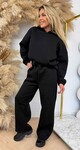 MEREL FLEECE JOG SET BLACK