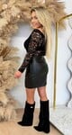LACE CUP BODY BLACK