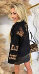LEO BUTTON SHINE SWEAT 7513 BLACK