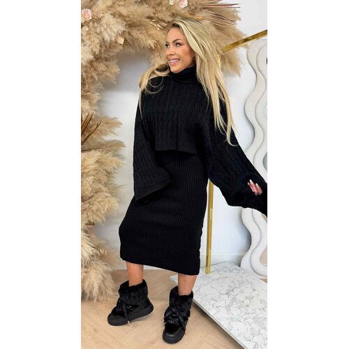 PERFECT SET DRESS + SWEAT 8780 BLACK PERFECT SET DRESS + SWEAT 8780 BLACK
