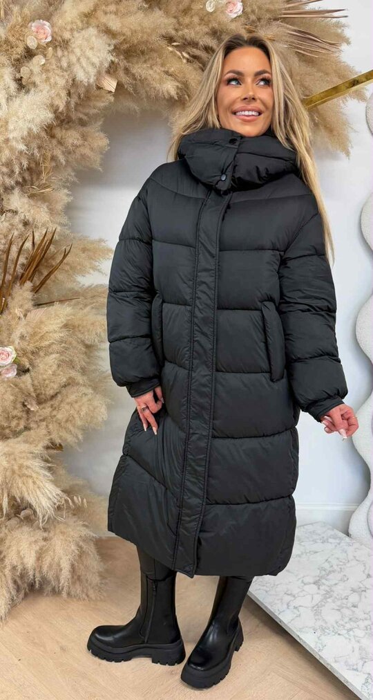 BASIC PUFFER WINTERJACKET 8780 BLACK