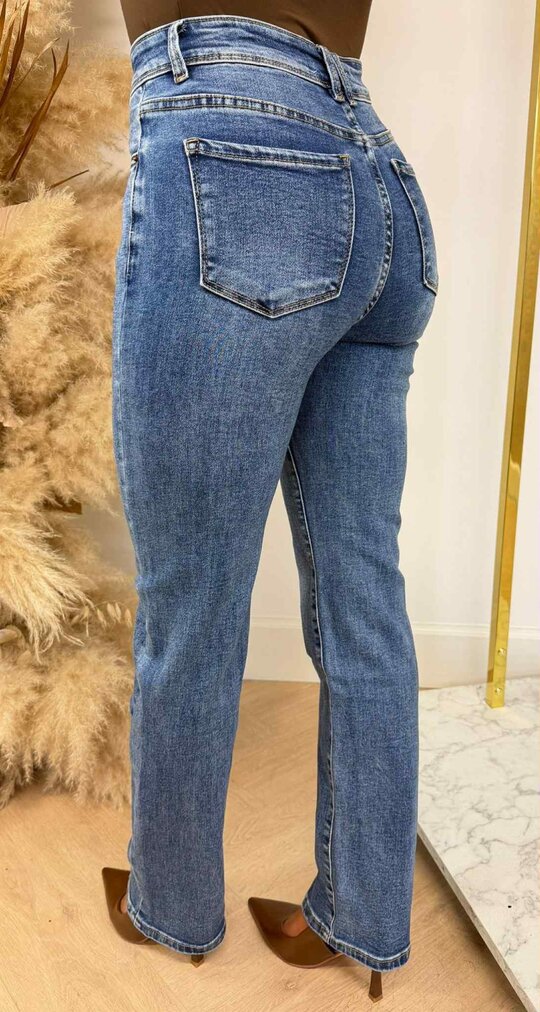 NORFY POWER STRETCH STRAIGHT JEANS 9221 DENIMBLUE