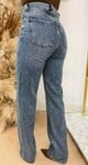 LAULIA EXTRA LONG STRAIGHT LEG EXTRA STRETCH JEANS 6272-2 DENIMBLUE