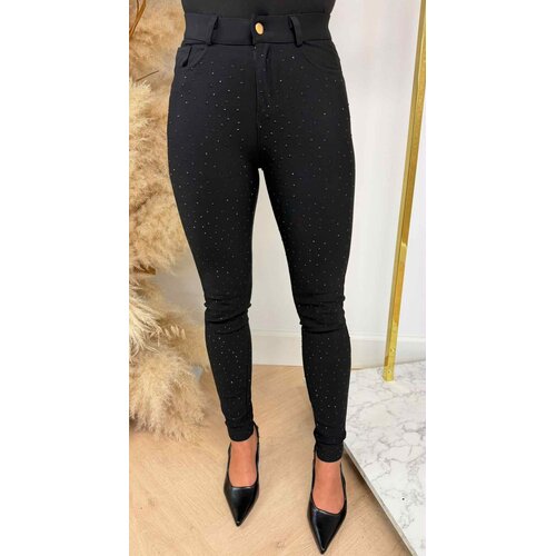 GLITTER TREGGING LM1207 BLACK GLITTER TREGGING LM1207 BLACK