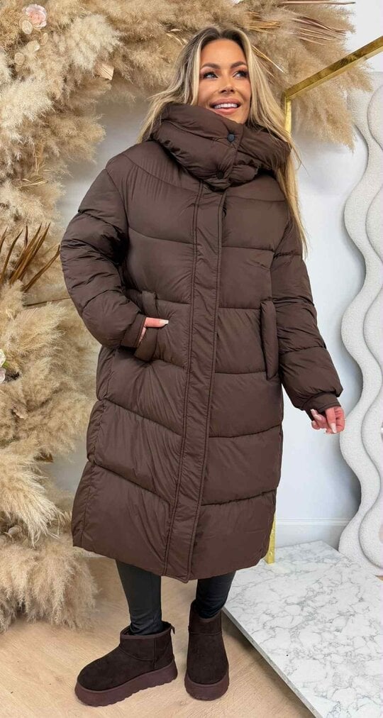 BASIC PUFFER WINTERJACKET 8780 CHOCO