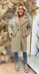 SUPER SOFT TEDDY COAT BEIGE
