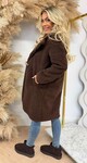 SUPER SOFT TEDDY COAT CHOCO
