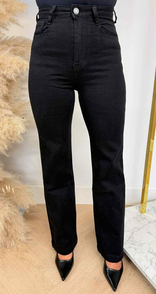 FLARED JEANS 6336 BLACK