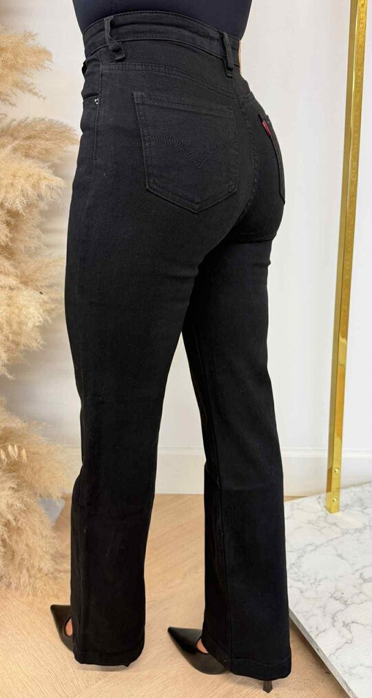FLARED JEANS 6336 BLACK