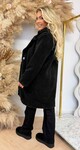 SUPER SOFT TEDDY COAT BLACK