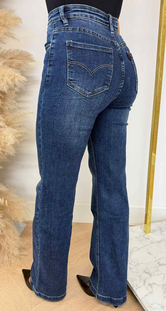 FLARED JEANS 6336 DENIMBLUE