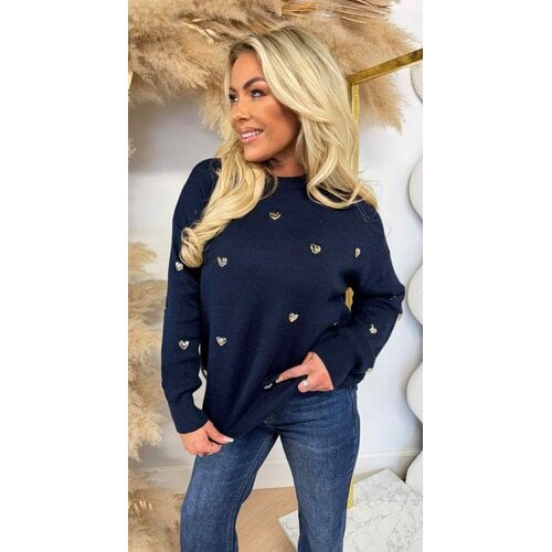 HARTJES MUSTHAVE SWEAT 953 NAVY HARTJES MUSTHAVE SWEAT 953 NAVY