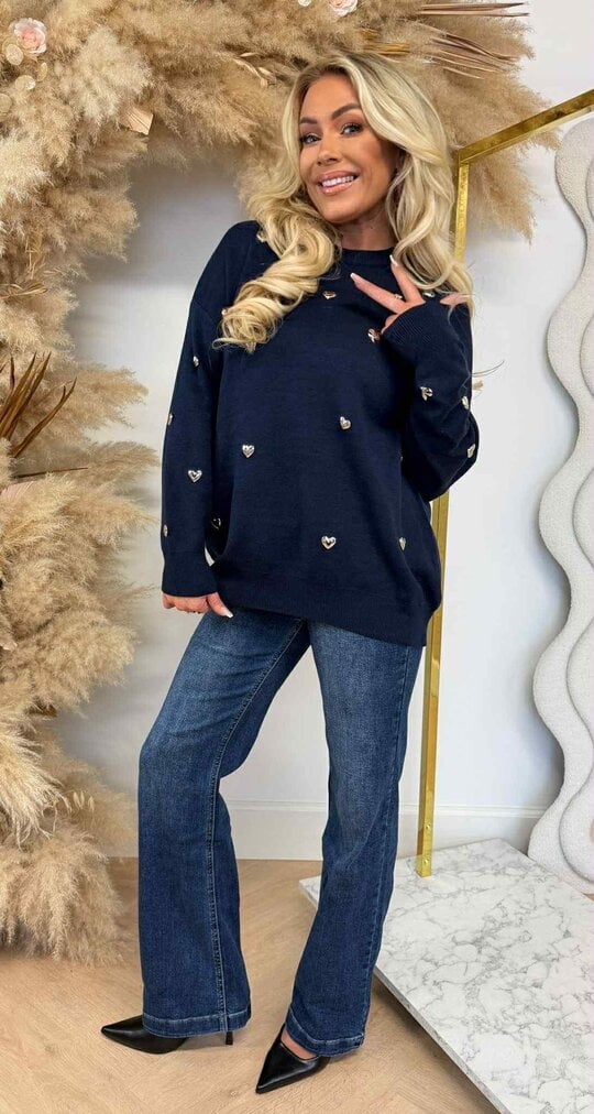 HARTJES MUSTHAVE SWEAT 953 NAVY