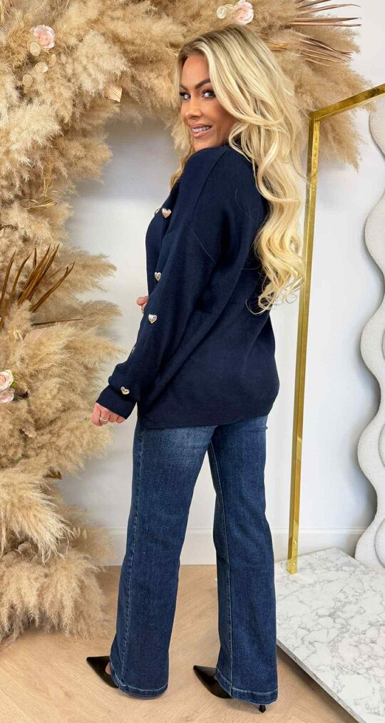 HARTJES MUSTHAVE SWEAT 953 NAVY