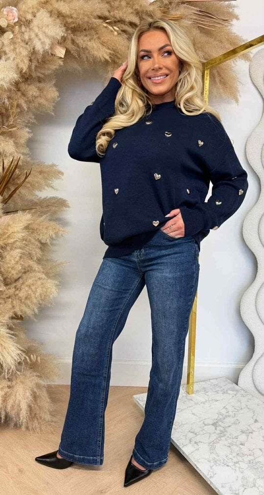 HARTJES MUSTHAVE SWEAT 953 NAVY
