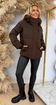 BESTSELLER WINTERJACKET SHORT 7588 CHOCO