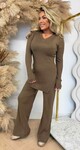 RIB COMFY SET NEW 5745 BROWN