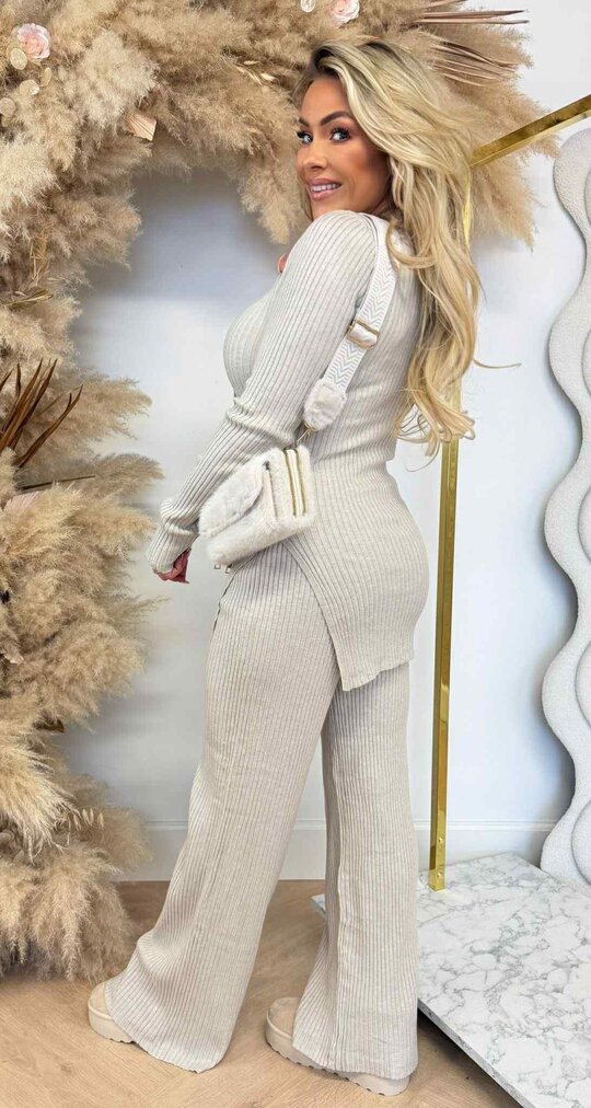 RIB COMFY SET NEW 5745 BEIGE