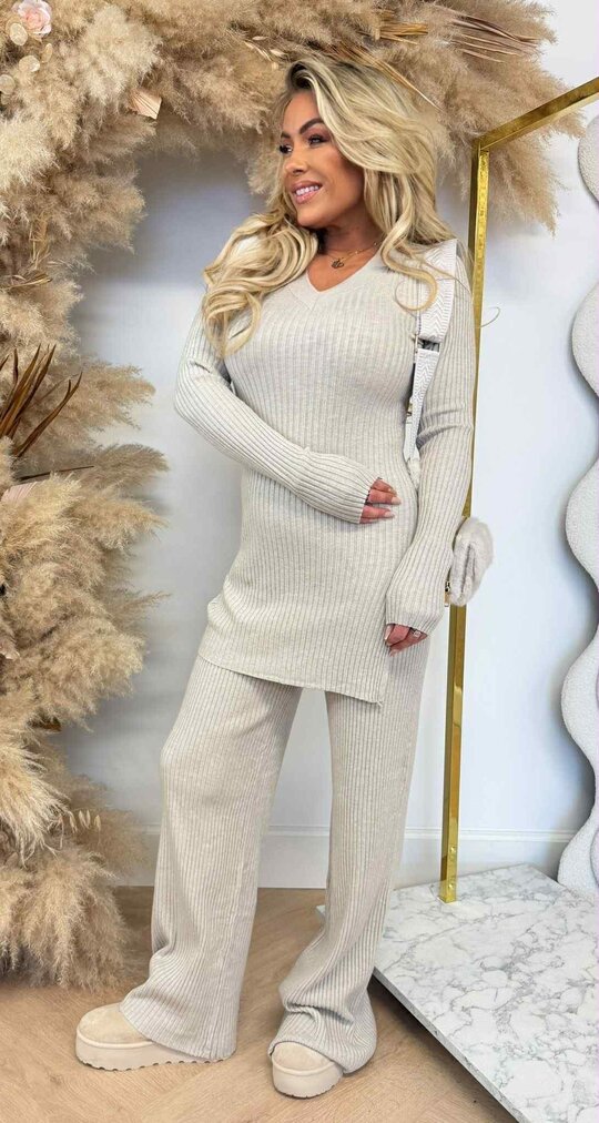 RIB COMFY SET NEW 5745 BEIGE
