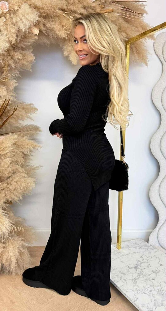 RIB COMFY SET NEW 5745 BLACK