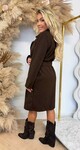 PERFECT BELT COAT CHOCO