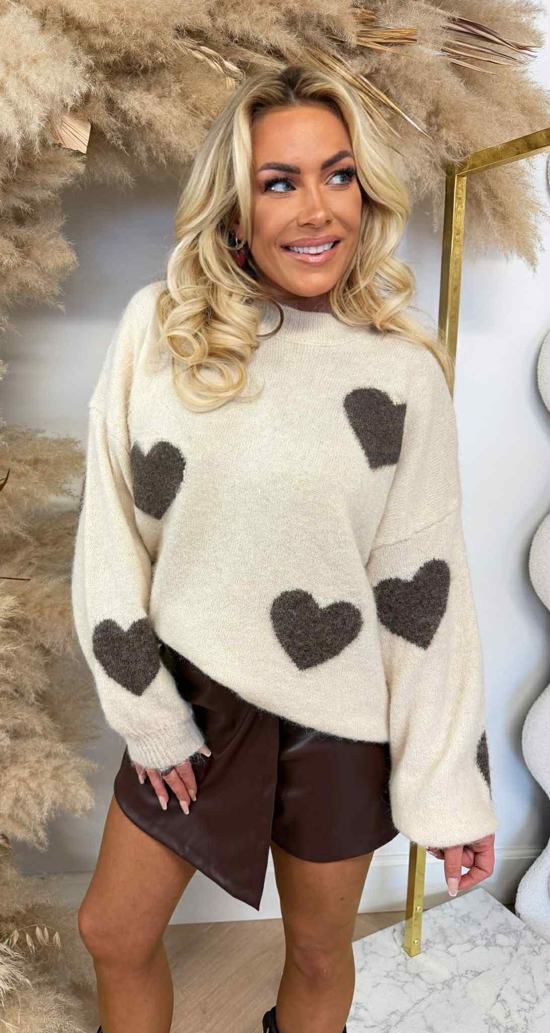 LOVE FASHION SWEAT BEIGE