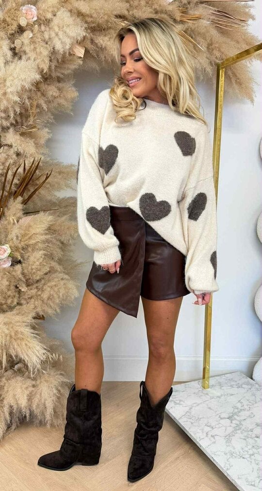 LOVE FASHION SWEAT BEIGE