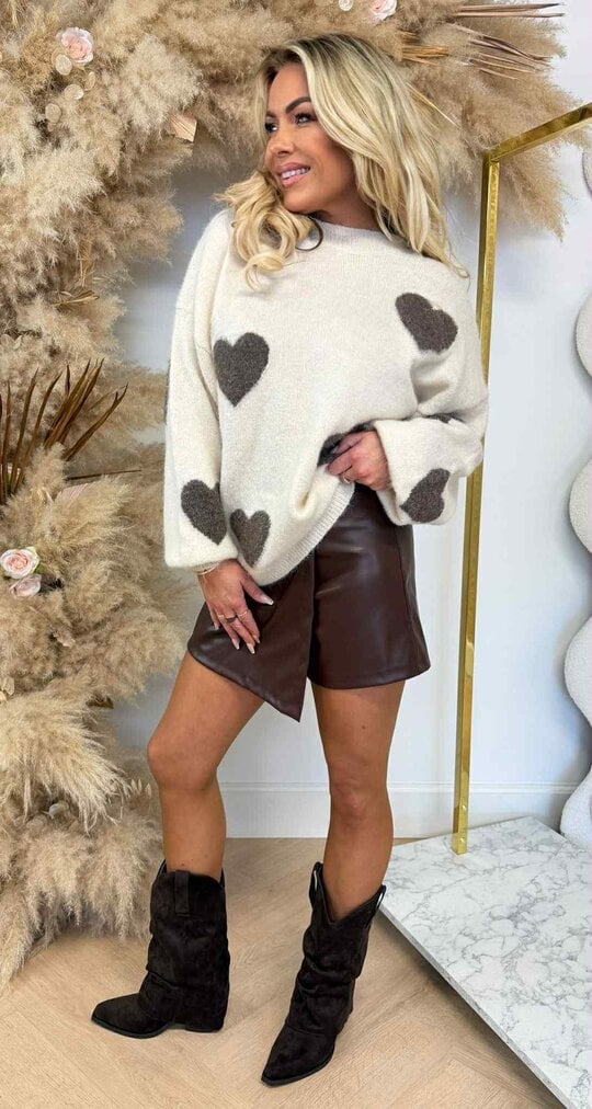 LOVE FASHION SWEAT BEIGE