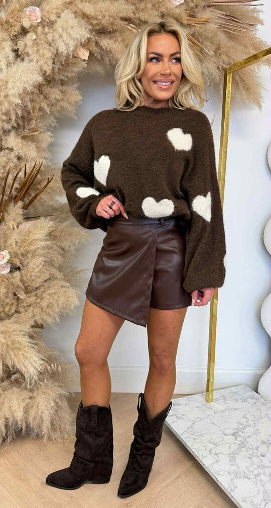 LOVE FASHION SWEAT CHOCO