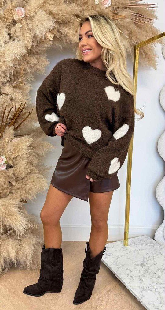 LOVE FASHION SWEAT CHOCO