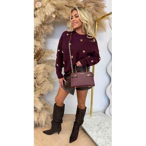 STARS GOLDIE SWEAT 983 BORDEAUX STARS GOLDIE SWEAT 983 BORDEAUX