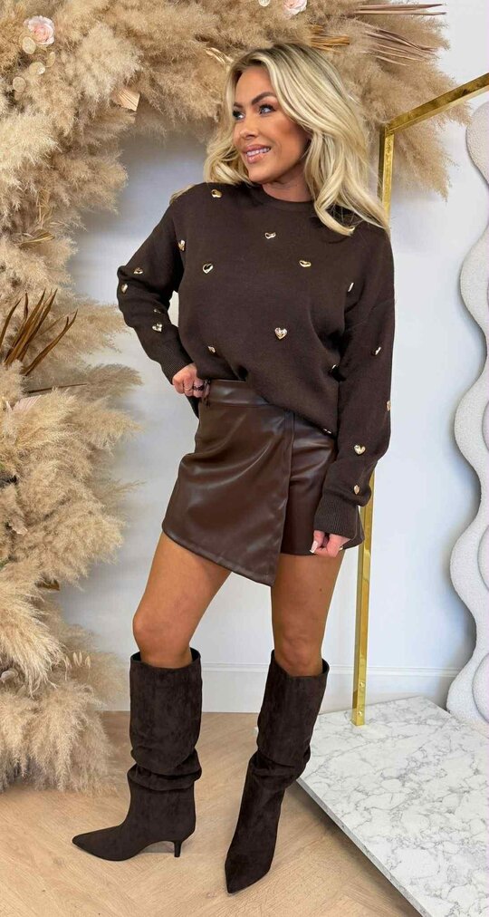 HARTJES MUSTHAVE SWEAT 953 CHOCO