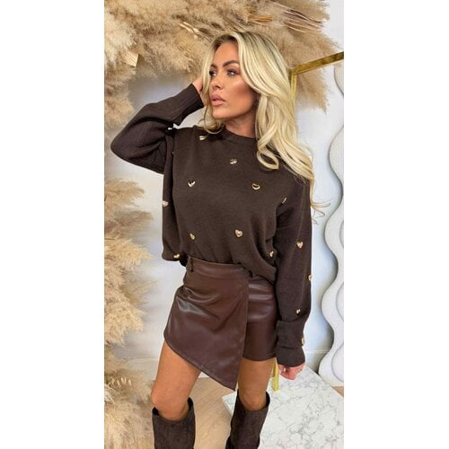 HARTJES MUSTHAVE SWEAT 953 CHOCO HARTJES MUSTHAVE SWEAT 953 CHOCO