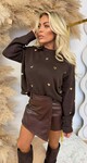 HARTJES MUSTHAVE SWEAT 953 CHOCO