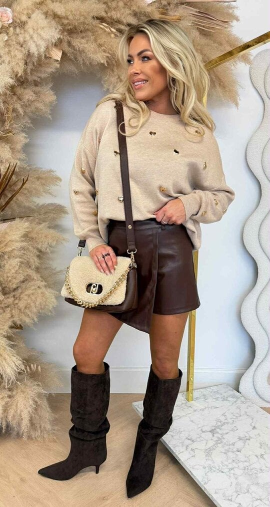 HARTJES MUSTHAVE SWEAT 953 BEIGE