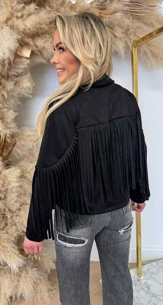 WESTERN GIRL JACKET BLACK