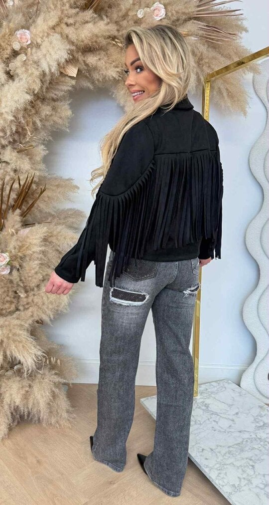 WESTERN GIRL JACKET BLACK
