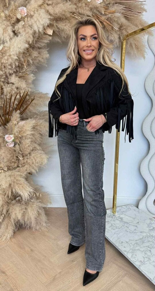 WESTERN GIRL JACKET BLACK