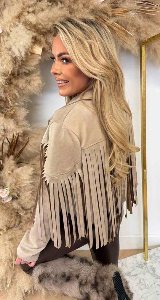 WESTERN GIRL JACKET BEIGE