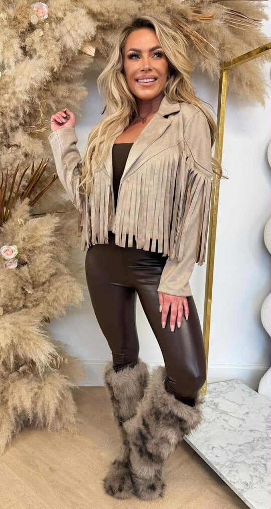 WESTERN GIRL JACKET BEIGE