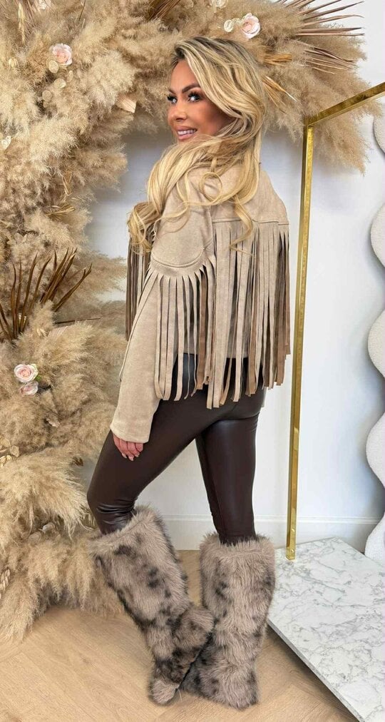 WESTERN GIRL JACKET BEIGE
