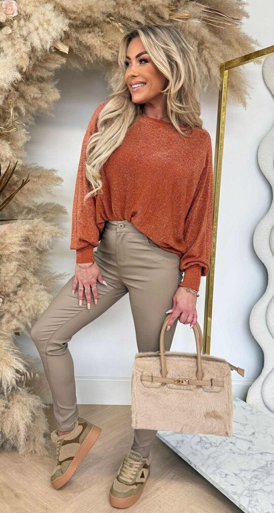 LUREX SPARKLE SWEAT ROEST