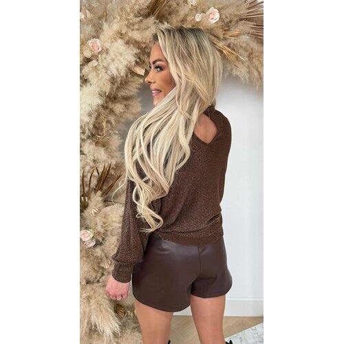 LUREX SPARKLE SWEAT CHOCO LUREX SPARKLE SWEAT CHOCO