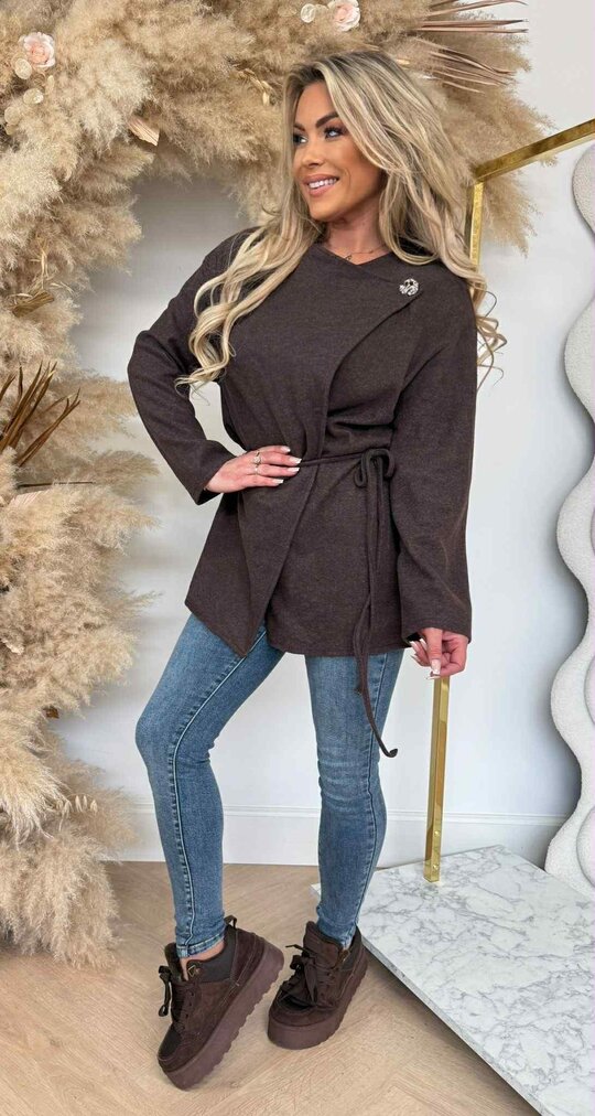 SOFT LUS VESTJE CHOCO