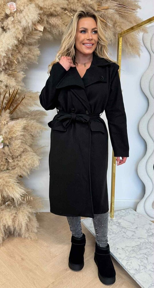 STEFIE LUS COAT BLACK