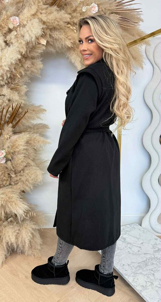 STEFIE LUS COAT BLACK