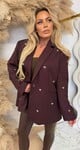 LUXURY HARTJES BLAZER L062 BORDEAUX