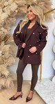 LUXURY HARTJES BLAZER L062 BORDEAUX